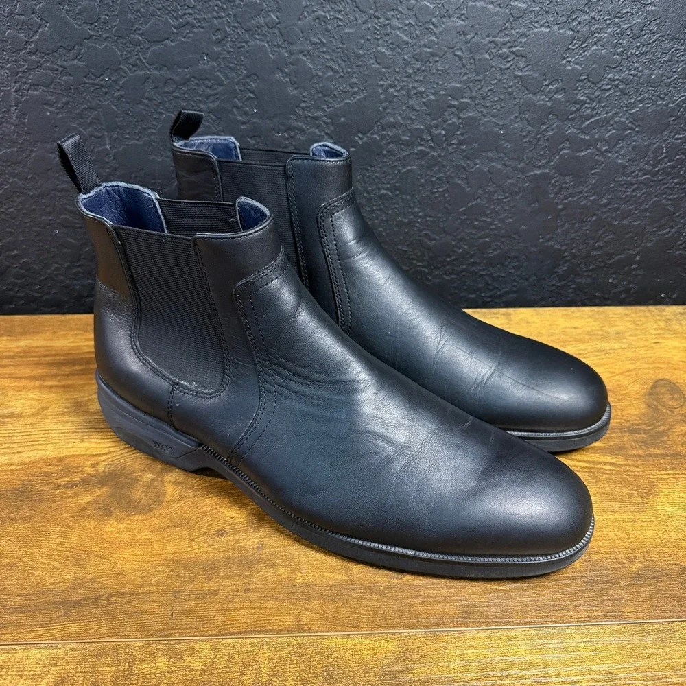 Johnston & Murphy XC4 Stanton 15-2765 Black Leather Chelsea Boot Mens 11M